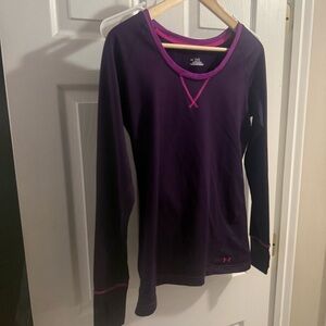 Under Armour ColdGear Top in Purple and Pink